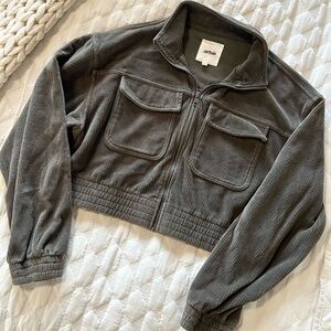 Aerie | Velvet Corduroy Cropped Jacket